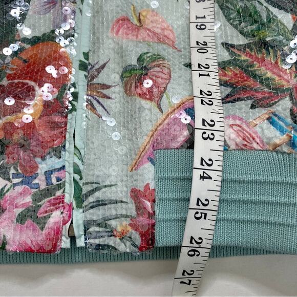 NWOT Golden Goose Journey Erica Miami Sequin Bomber Jacket Size 40/US 4 - Picture 10 of 10